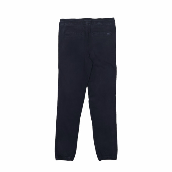 RSQ Solid Black Cotton Spandex Skinny Drawstring Men's Joggers Size Large - Picture 2 of 4